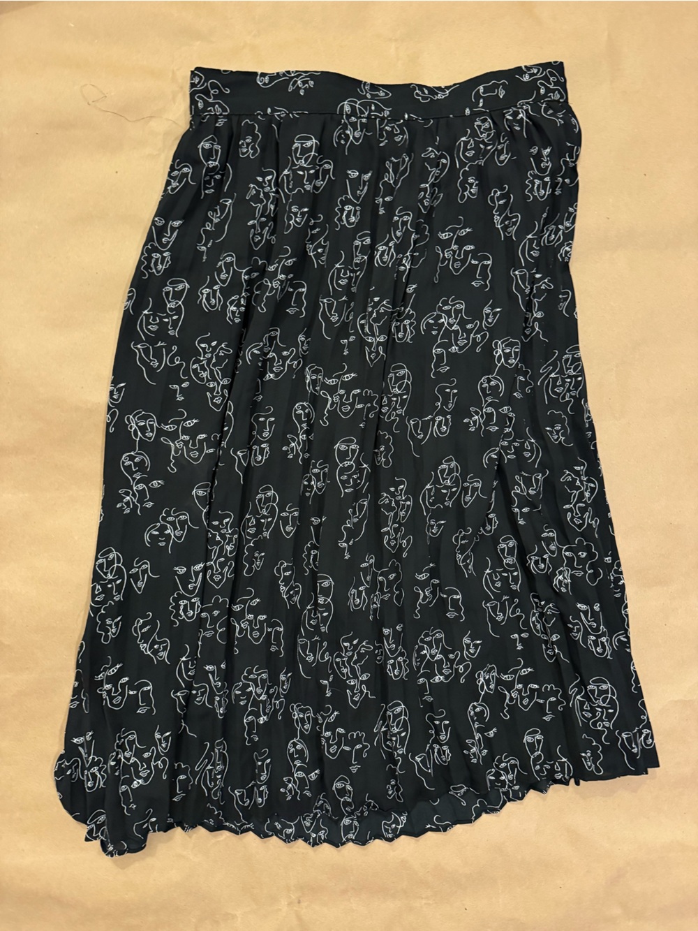 a new day chiffon pleated skirt